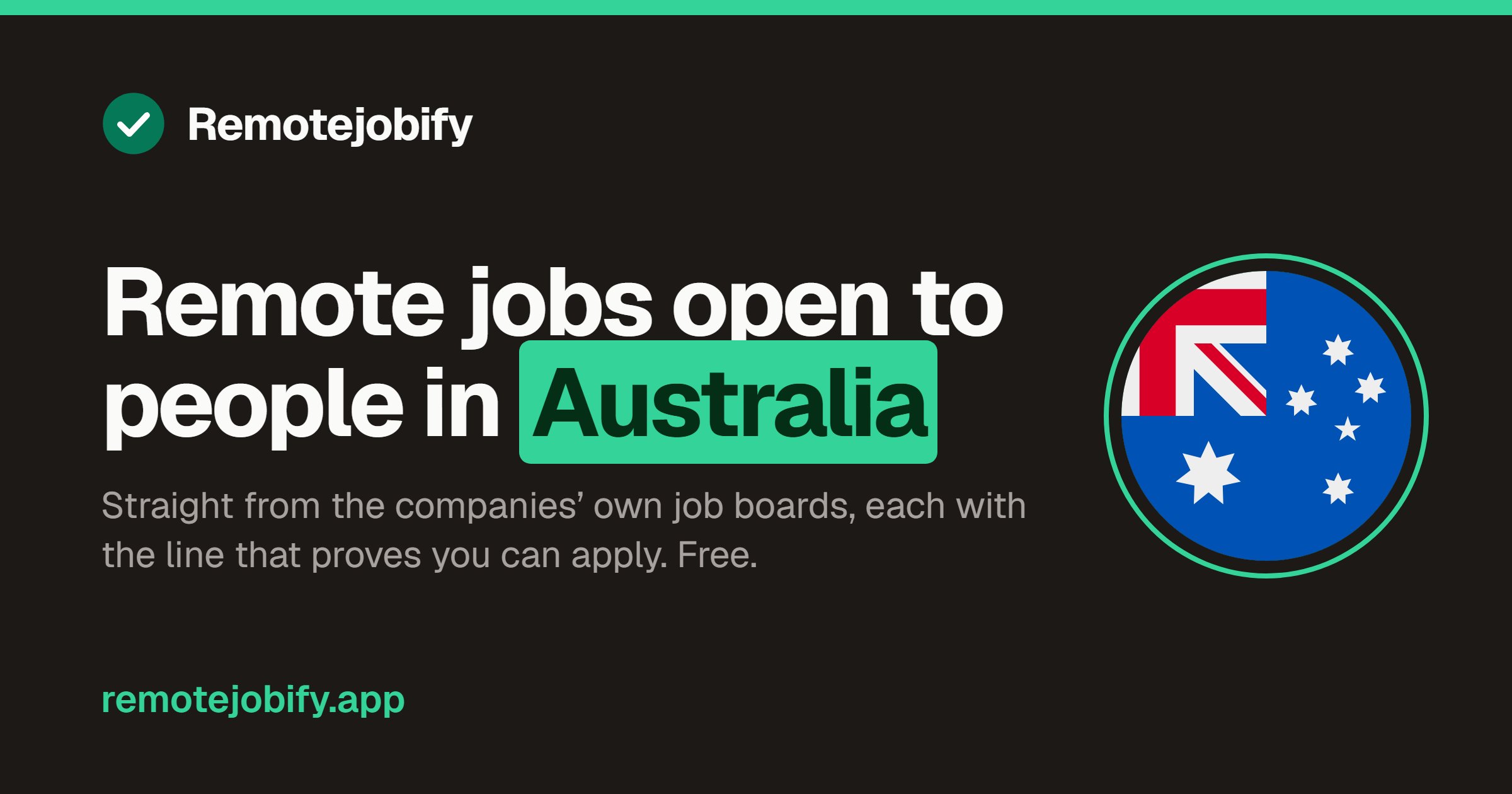 1,323 remote and hybrid jobs in Australia (October 2026) · Remotejobify